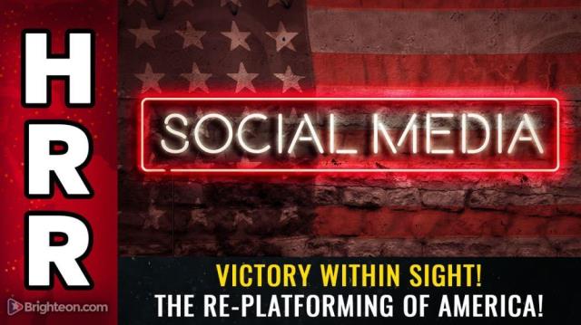 VICTORY within sight! The RE-PLATFORMING of America!