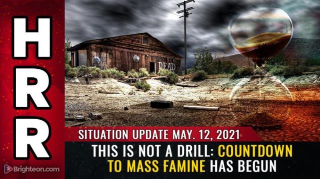 This is NOT a drill: Countdown to mass FAMINE has begun