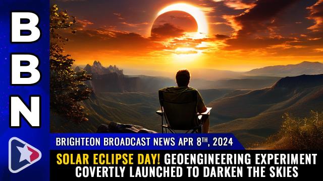 Solar Eclipse Day! Geoengineering experiment covertly LAUNCHED to DARKEN the skies