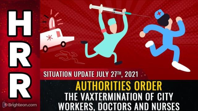 Authorities order the VAXTERMINATION of city workers, doctors and nurses