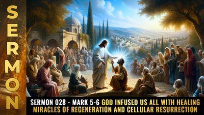 Mike Adams Sermon #028 - Mark 5-6 God infused us all with healing MIRACLES of regeneration and cellular RESURRECTION