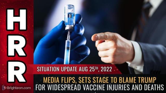 Media FLIPS, sets stage to blame Trump for widespread VACCINE INJURIES and deaths