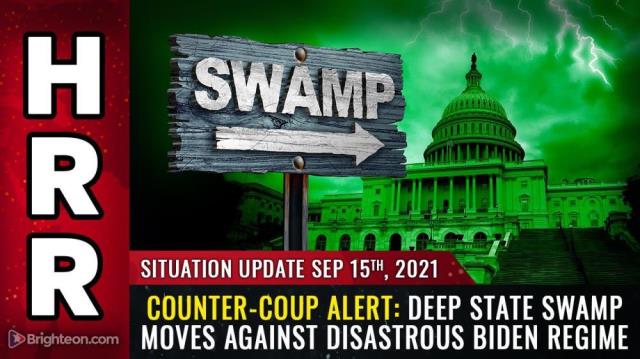 COUNTER-COUP ALERT: Deep state swamp moves against disastrous Biden regime