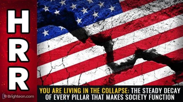 You are LIVING in the collapse: The steady decay of every pillar that makes society function