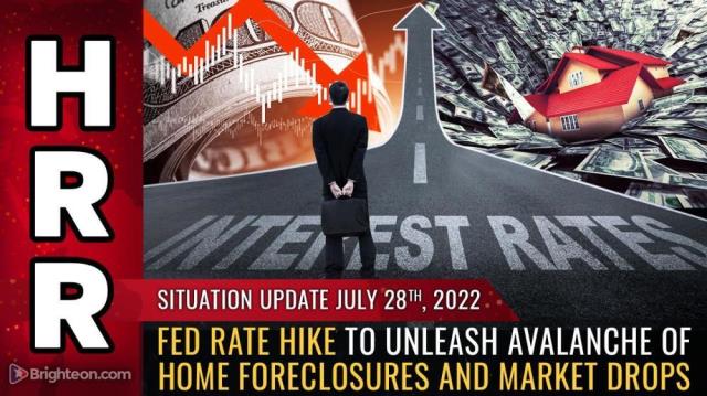 Fed rate hike to unleash AVALANCHE of home foreclosures and market drops