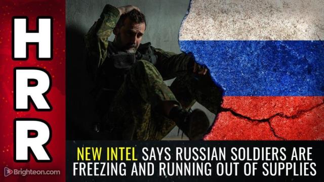 New intel says Russian soldiers are FREEZING and running out of SUPPLIES