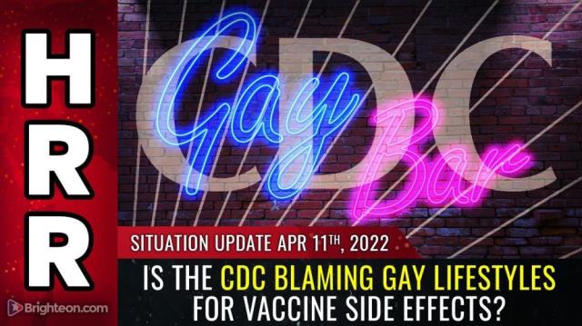 Is the CDC blaming GAY LIFESTYLES for vaccine side effects?