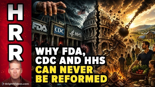 Why the Terrorist FDA, CDC and HHS can NEVER Be Reformed From Within... COLLAPSE Is the Only Reform