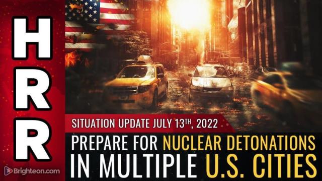 Prepare for NUCLEAR DETONATIONS in multiple U.S. CITIES