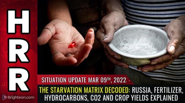 The STARVATION MATRIX decoded: Russia, fertilizer, hydrocarbons, CO2 and crop yields explained