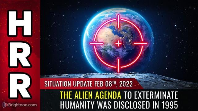 The ALIEN agenda to exterminate humanity was disclosed in 1995