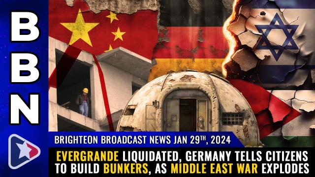 Evergrande LIQUIDATED, Germany tells citizens to BUILD BUNKERS, as Middle East war EXPLODES