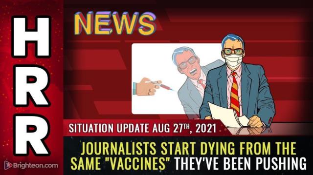 Journalists start DYING from the same "vaccines" they've been pushing