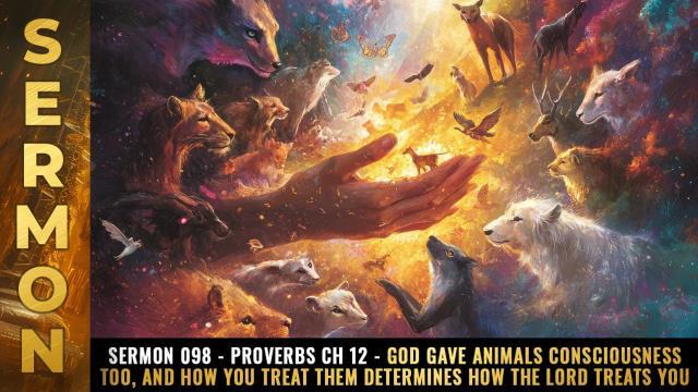 Mike Adams Sermon #098 - Proverbs Ch 12 - God gave ANIMALS consciousness too, and how you treat them determines how the Lord treats you