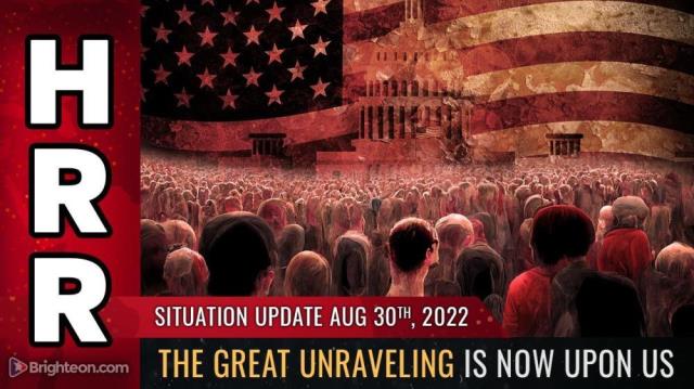 THE GREAT UNRAVELING is now upon us