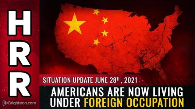 Americans are now living under foreign occupation