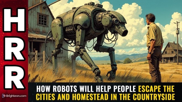 How ROBOTS will help people escape the cities and HOMESTEAD in the countryside