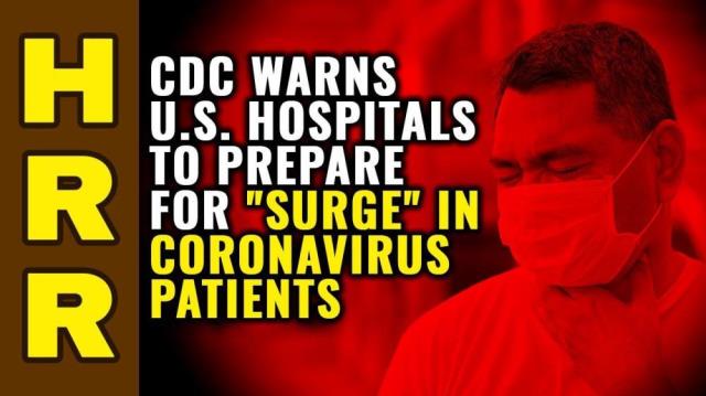 CDC warns U.S. hospitals to prepare for "SURGE" in coronavirus patients