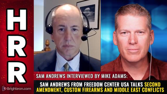 Sam Andrews from Freedom Center USA talks Second Amendment, custom firearms and Middle East conflicts