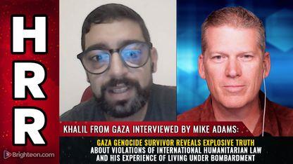 Gaza Genocide Survivor Reveals Explosive Truth about Violations of International Humanitarian Law and his Experience of Living Under Bombardment