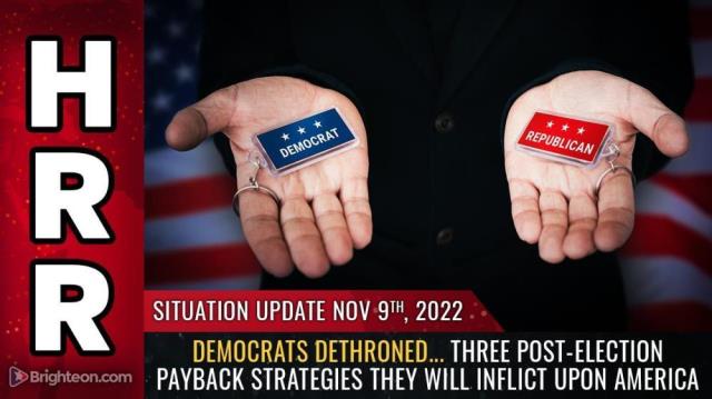 Democrats DETHRONED... Three post-election PAYBACK strategies they will inflict upon America