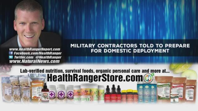 Military contractors told to prepare for DOMESTIC deployment