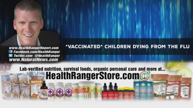 *VACCINATED* children dying from the flu