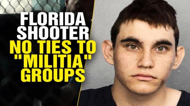 Florida shooter NO TIES to militia