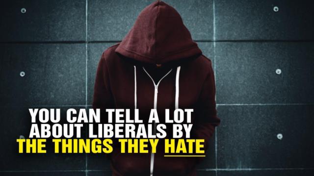 You can tell a LOT about LIBERALS by the things they HATE