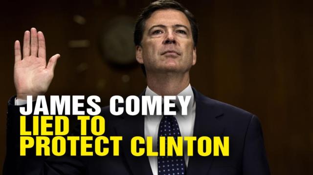 James Comey LIED to America over criminal investigation of Hillary Clinton