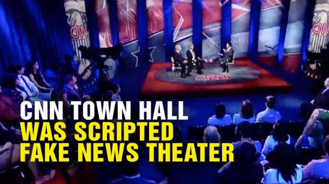 CNN town hall event was scripted "fake news" theater