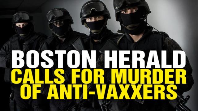 Boston Herald calls for mass executions of anti-vaxxers