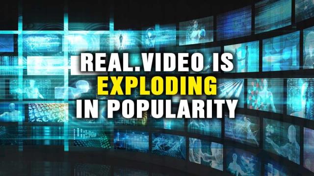 REAL.video is EXPLODING in popularity!