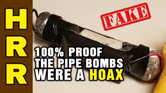 100% PROOF the pipe bombs were a HOAX