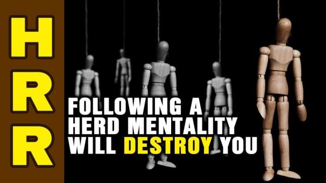 Following a "herd mentality" will DESTROY you