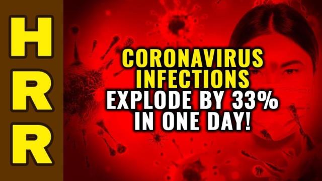 Coronavirus infections EXPLODE by 33% in ONE DAY