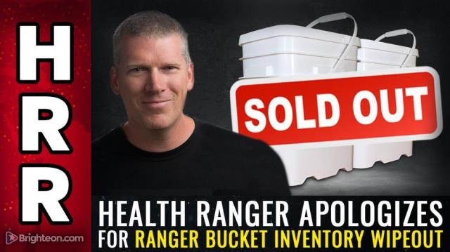 Health Ranger apologizes for Ranger Bucket inventory WIPEOUT