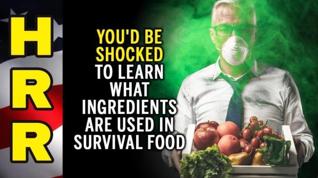 You'd be SHOCKED to learn what INGREDIENTS are used in SURVIVAL FOOD