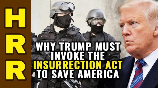 Why TRUMP must invoke the Insurrection Act to save America