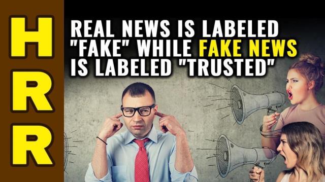 REAL news is labeled FAKE while fake news is labeled "trusted"