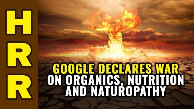 Google declares WAR on ORGANICS, nutrition and naturopathy