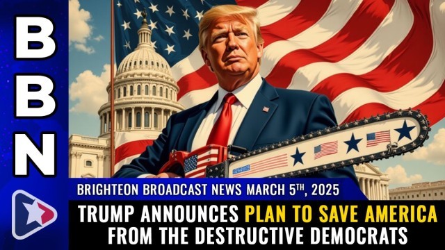 Trump announces plan to SAVE AMERICA from the destructive DEMOCRATS