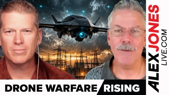 Mike Adams and Matt Bracken on Alex Jones: Drone Warfare, Infrastructure Risks and AI Control