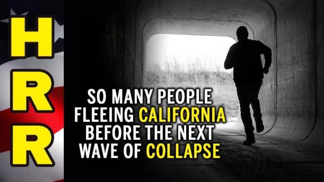 So many people FLEEING California before the next wave of COLLAPSE