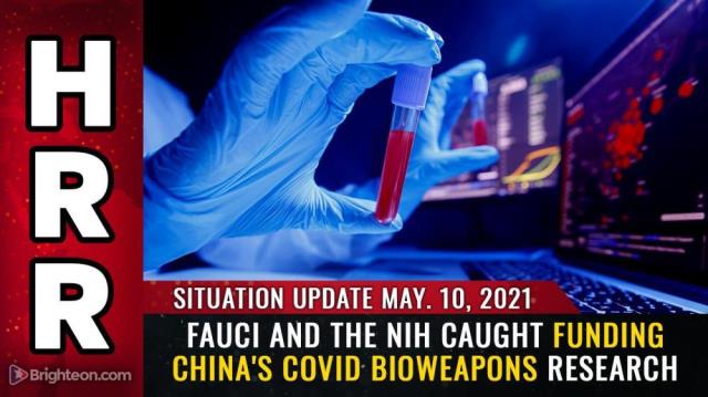 Fauci and the NIH caught funding China's covid bioweapons research