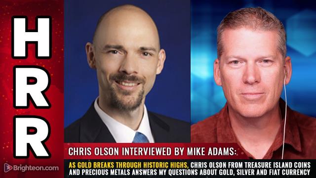 As GOLD breaks through historic highs, Chris Olson from Treasure Island Coins and Precious Metals answers my questions about gold, silver and fiat currency