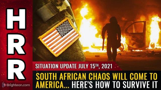 South African CHAOS will come to America... Here's how to SURVIVE it