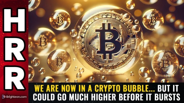 We are now in a CRYPTO BUBBLE... but it could go much HIGHER before it bursts