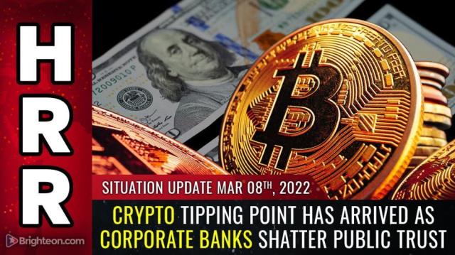 CRYPTO tipping point has arrived as corporate banks SHATTER public trust