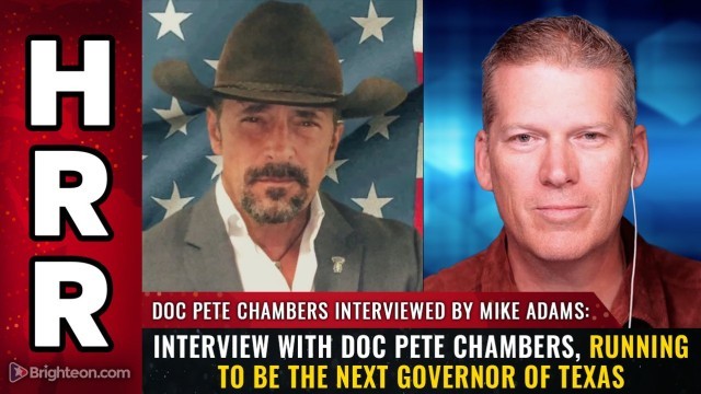 Interview with Doc Pete Chambers, running to be the next governor of TEXAS